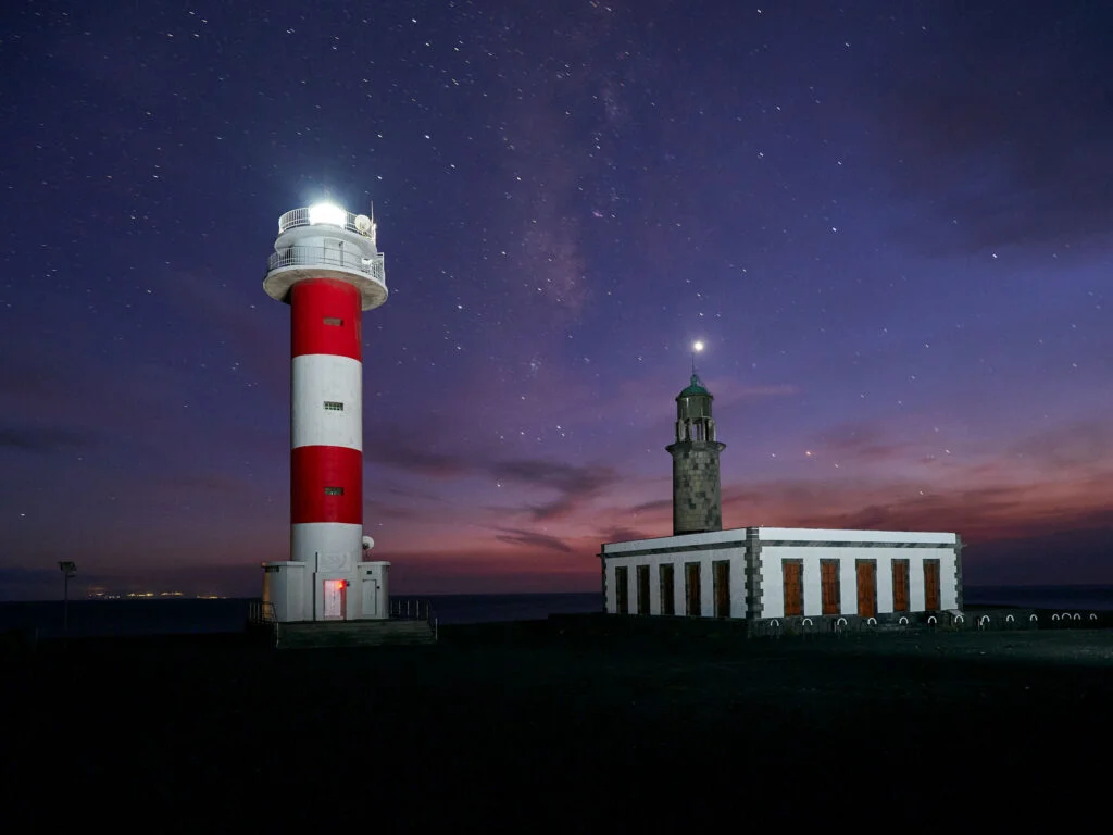 Travel La Palma Canary Islands Spain Jose A Parra Night Lighthouse