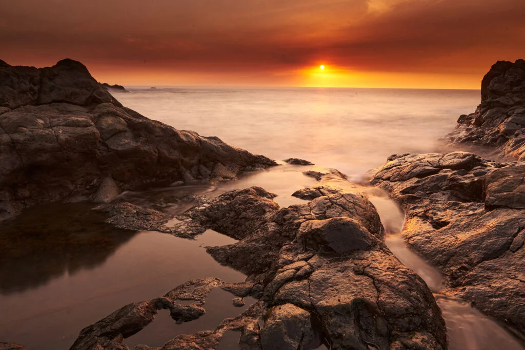 Smoke Sunset Landscape pict art joseaparra photographer artist