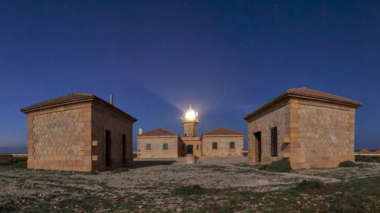 Punta Nati Lighthouse menorca spain light photographer long exposure